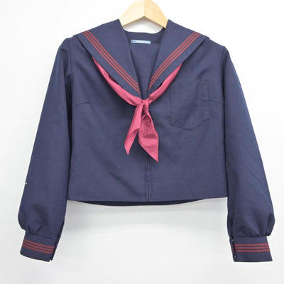 【中古】三重県 赤目中学校 女子制服 3点（セーラー服・スカート）sf026962