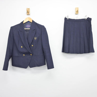 【中古】千葉県 幕張総合高等学校 女子制服 2点（ブレザー・スカート）sf026966