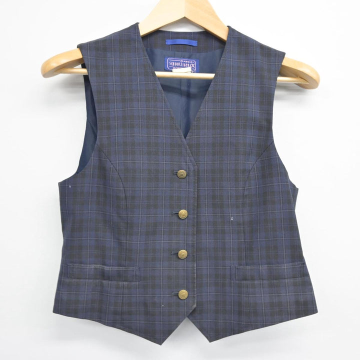 中古制服】千葉県 幕張総合高等学校 女子制服 2点（ベスト