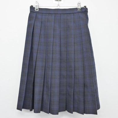 【中古】千葉県 幕張総合高等学校 女子制服 2点（ベスト・スカート）sf026967