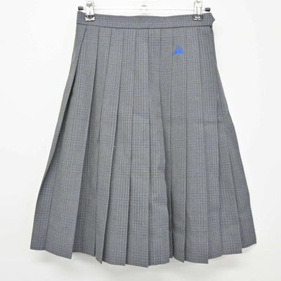 【中古】群馬県 前橋育英高等学校 女子制服 2点（ニットベスト・スカート）sf026979