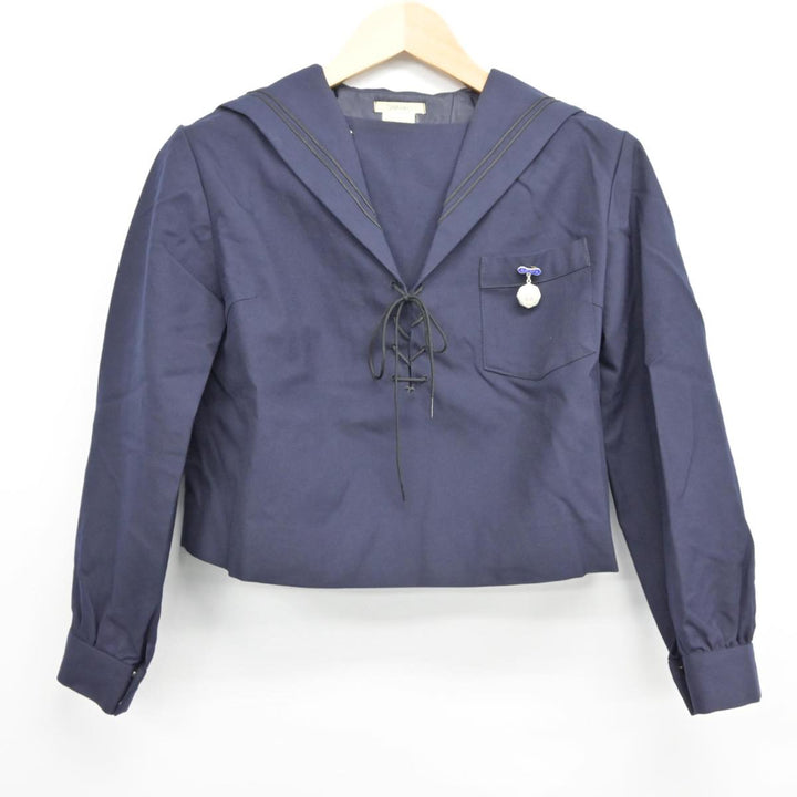 4/15 AsamiK セーラー服 中古制服】兵庫県 神戸高等学校 女子制服 4点（セーラー服