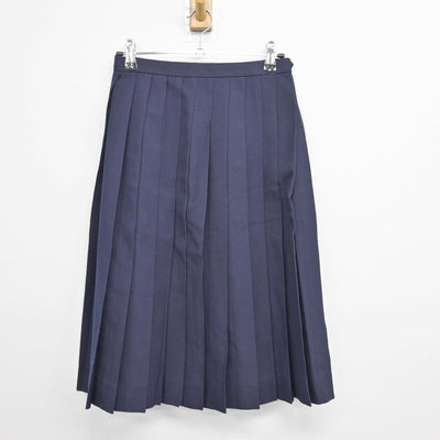 【中古】福島県 蓬莱中学校 女子制服 4点（セーラー服・スカート）sf026999