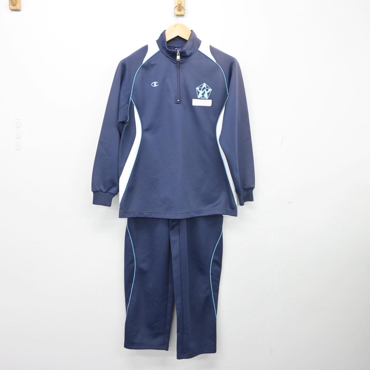 【中古】徳島県 徳島科学技術高校 女子制服 2点（ジャージ 上・ジャージ 下）sf027002