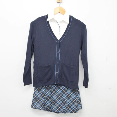 【中古】 ガールスカウト 女子制服 4点（ニット・シャツ・スカート）sf027017