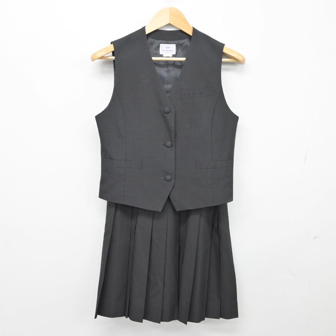 中古制服】千葉県 京葉高等学校 女子制服 2点（ベスト・スカート）sf027022【リサイクル学生服】 | 中古制服通販パレイド