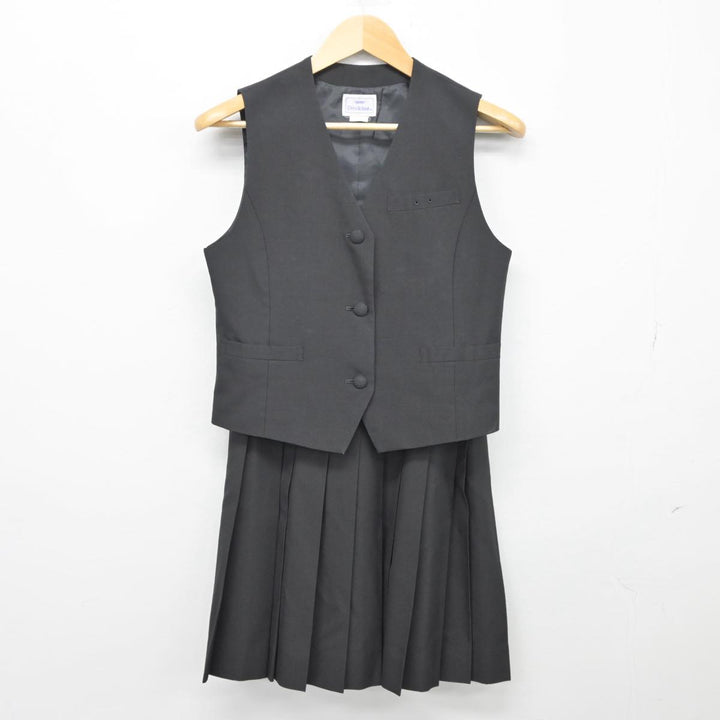中古制服】千葉県 麗澤中学・高等学校 女子制服 2点（ニット