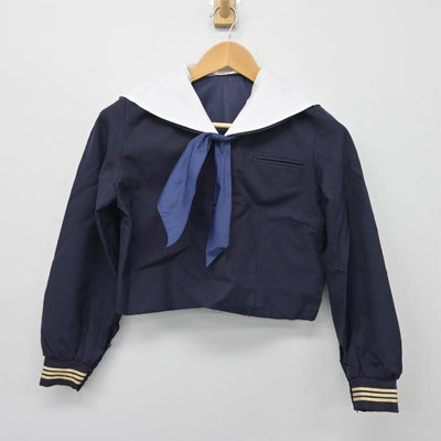 【中古】栃木県 栃木女子高等学校 女子制服 3点（セーラー服・スカート）sf027041