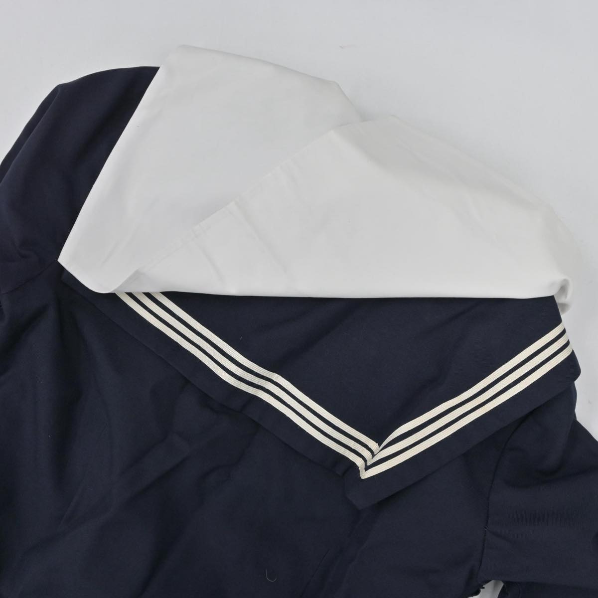 【中古】栃木県 栃木女子高等学校 女子制服 3点（セーラー服・スカート）sf027041