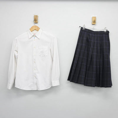 【中古】愛知県 西陵高等学校 女子制服 4点（ブレザー・シャツ・スカート）sf027053