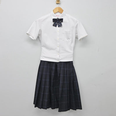 【中古】愛知県 西陵高等学校 女子制服 3点（シャツ・スカート）sf027054