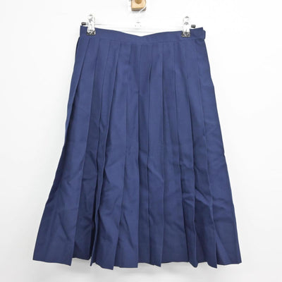 【中古】岩手県 岩手町立川口中学校 女子制服 3点（セーラー服・スカート）sf027058