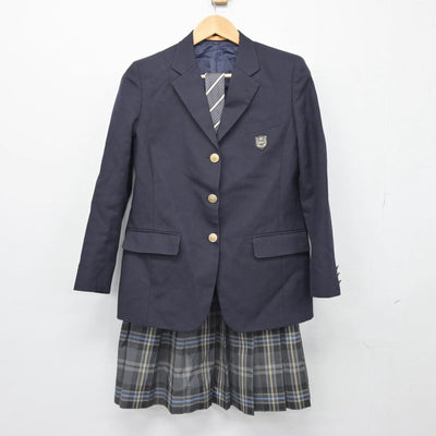 【中古】東京都 柘植第一高等学校 女子制服 3点（ブレザー・スカート）sf027064