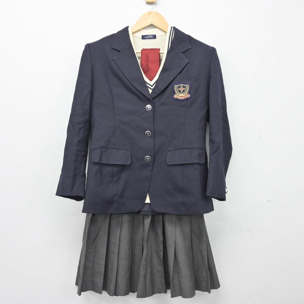 U464/T (中古)栃木県 佐野松桜高校 女子制服8点 /165A/M/W63