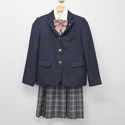 【中古】愛知県 至学館高等学校 女子制服 4点（ブレザー・シャツ・スカート）sf027079