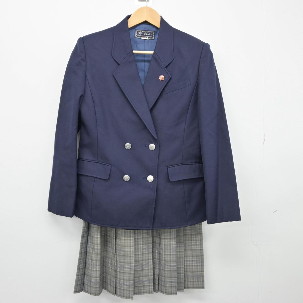 【中古】埼玉県 草加南高等学校 女子制服 3点（ブレザー・スカート）sf027083