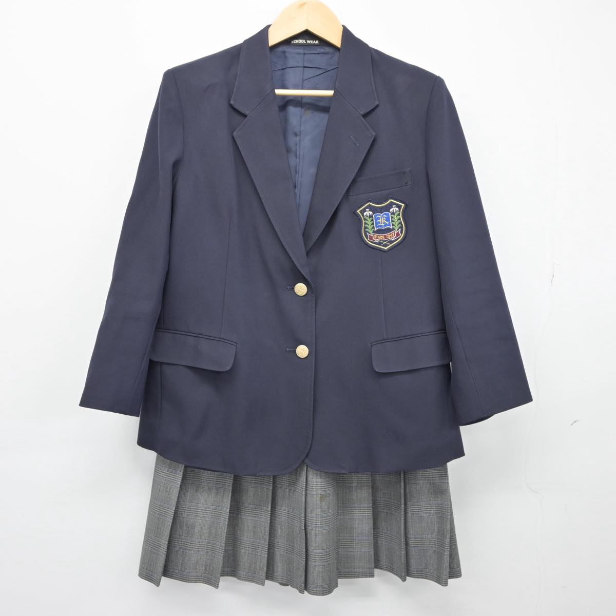 【中古】東京都 国立第一中学校 女子制服 2点（ブレザー・スカート）sf027088