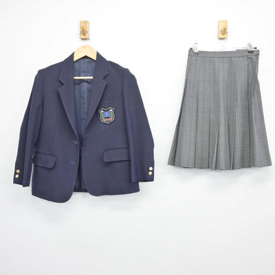 【中古】東京都 国立第一中学校 女子制服 2点（ブレザー・スカート）sf027089