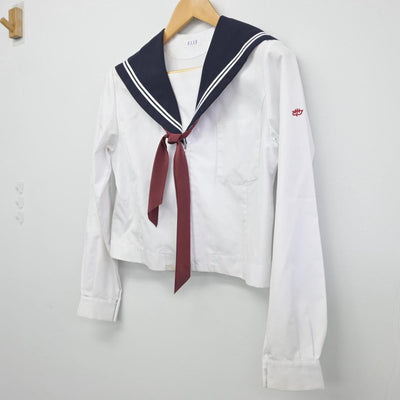 【中古】愛知県 佐屋中学校 女子制服 2点（セーラー服）sf027106