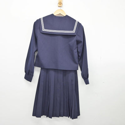 【中古】岐阜県 城南中学校 女子制服 3点（セーラー服・スカート）sf027135