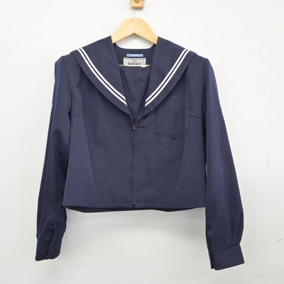 【中古】岐阜県 城南中学校 女子制服 2点（セーラー服・スカート）sf027136