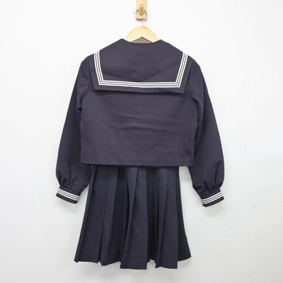 【中古】滋賀県 双葉中学校 女子制服 3点（セーラー服・スカート）sf027154