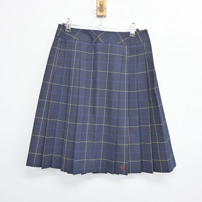 【中古】滋賀県 近江高等学校 女子制服 3点（シャツ・スカート）sf027156