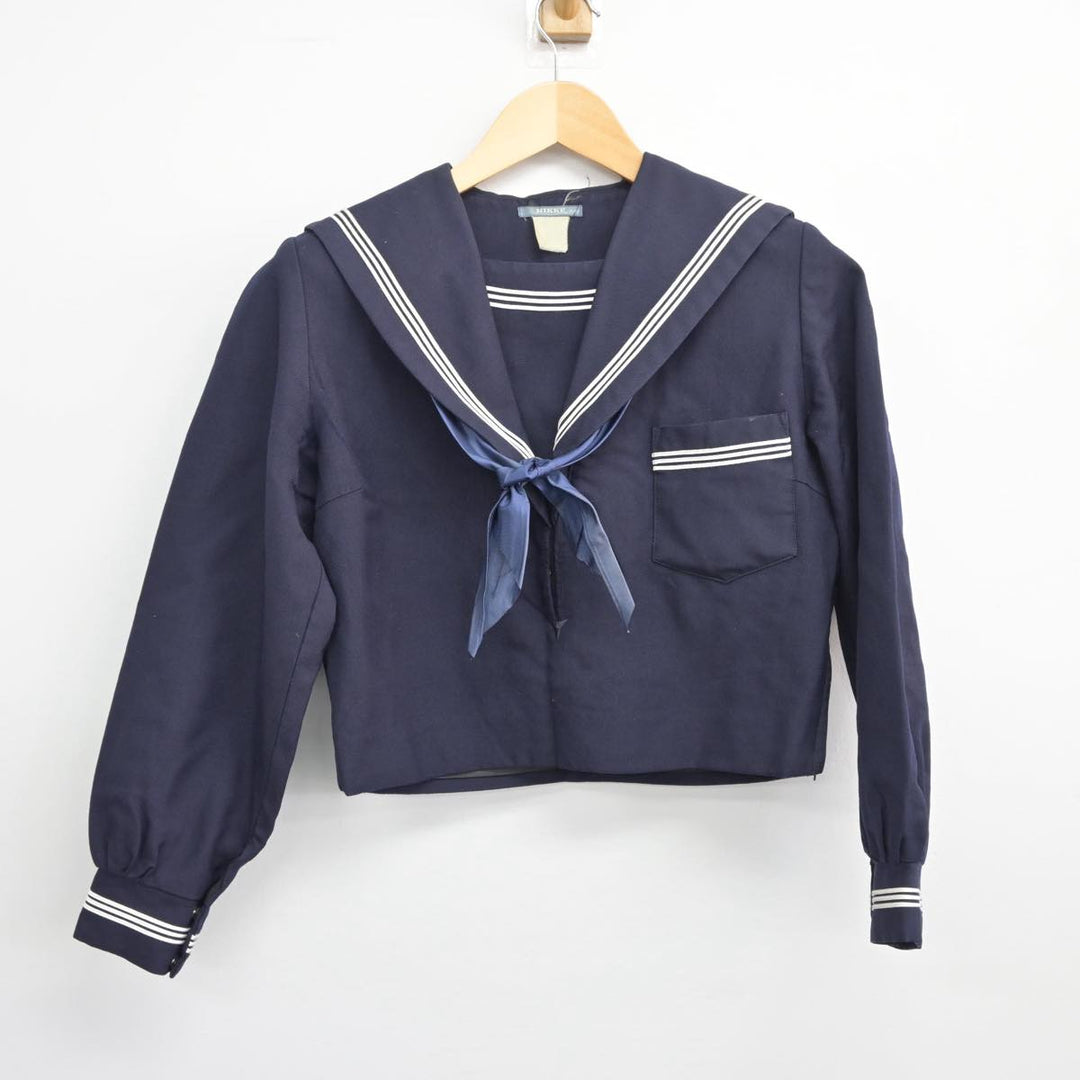中古制服】大阪府 佐野高等学校 女子制服 3点（セーラー服