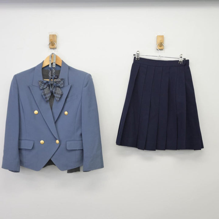 中古】茨城県 並木中等教育学校 女子制服 5点 (ブレザー・ニット