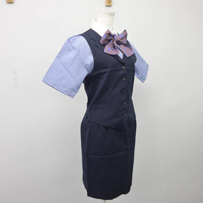 【中古】 マクドナルド 女子制服 5点（ベスト・シャツ・スカート）sf027178