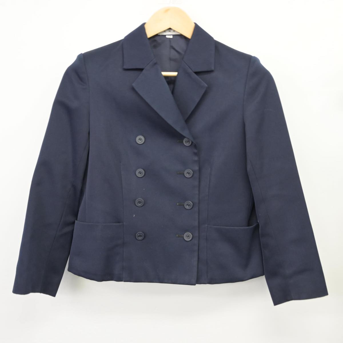 【中古】長崎県 諫早高等学校、附属中学校 女子制服 2点（ブレザー・ジャンパースカート）sf027205