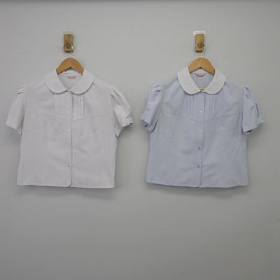 【中古】長崎県 長崎日大高等学校 女子制服 2点（シャツ）sf027208