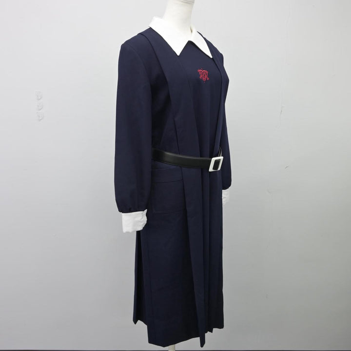 【中古】兵庫県 神戸松蔭高等学校 女子制服 2点（ワンピース）sf027213