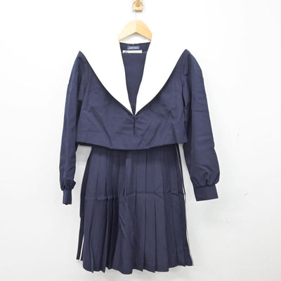 【中古】愛知県 菊里高等学校 女子制服 3点（セーラー服・スカート）sf027218