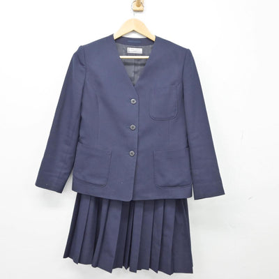 【中古】北海道 石山中学校 女子制服 2点（ブレザー・スカート）sf027225