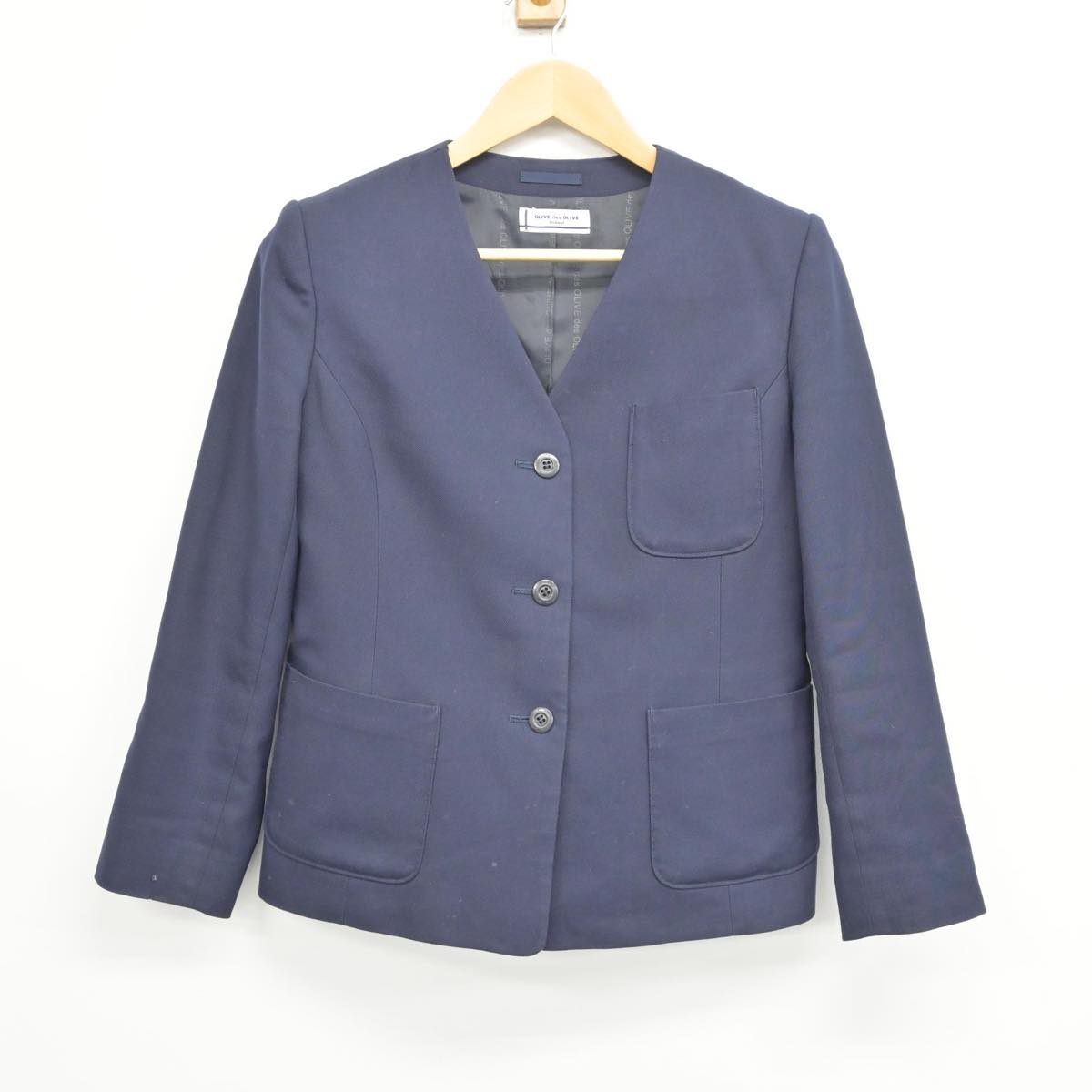 【中古】北海道 石山中学校 女子制服 2点（ブレザー・スカート）sf027225