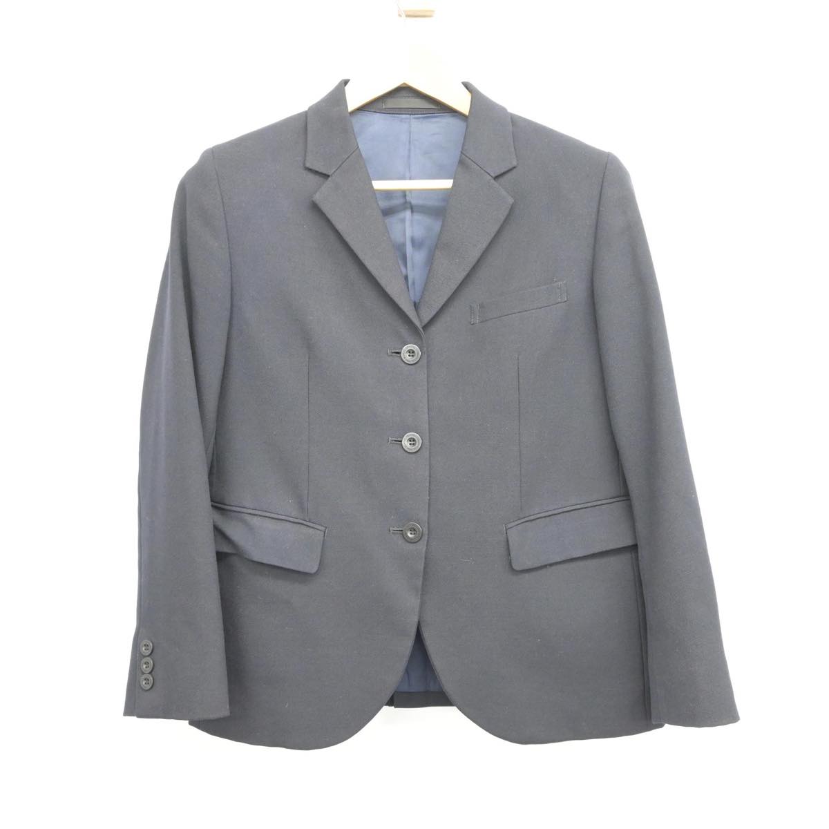 【中古】北海道 札幌啓北商業高等学校 女子制服 4点（ブレザー・スカート）sf027227