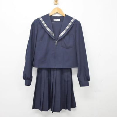 【中古】愛知県 東中学校 女子制服 2点（セーラー服・スカート）sf027239