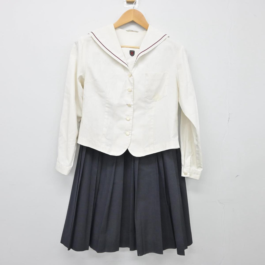 【中古制服】広島県 尾道商業高等学校 女子制服 2点（セーラー服・スカート）sf027260【リサイクル学生服】 | 中古制服通販パレイド