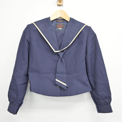 【中古】広島県 高陽高等学校 女子制服 3点（セーラー服・スカート）sf027271