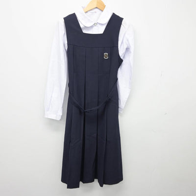 【中古】福岡県 福岡雙葉高等学校 女子制服 5点（その他アイテム・シャツ・ジャンパースカート）sf027275