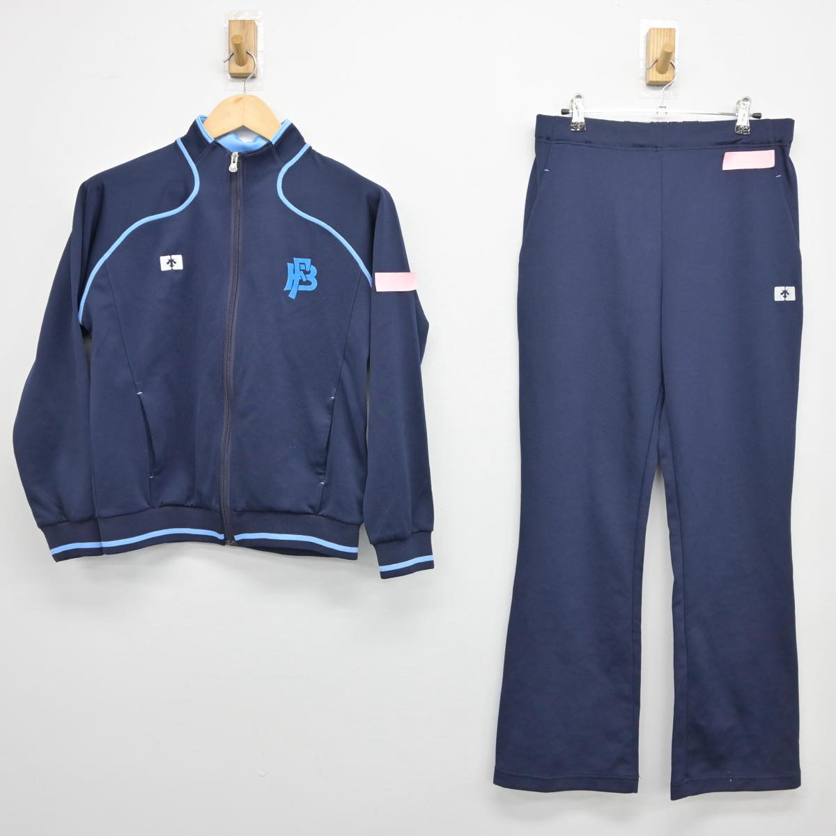 【中古】福岡県 福岡雙葉高等学校 女子制服 2点（ジャージ 上・ジャージ 下）sf027279