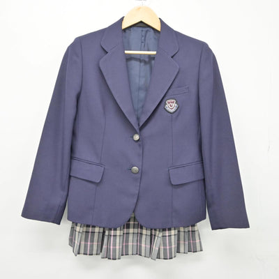 【中古】大阪府 あべの翔学高等学校 女子制服 2点（ブレザー・スカート）sf027304