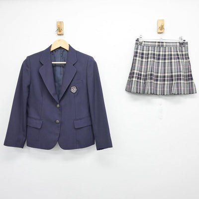 【中古】大阪府 あべの翔学高等学校 女子制服 2点（ブレザー・スカート）sf027304