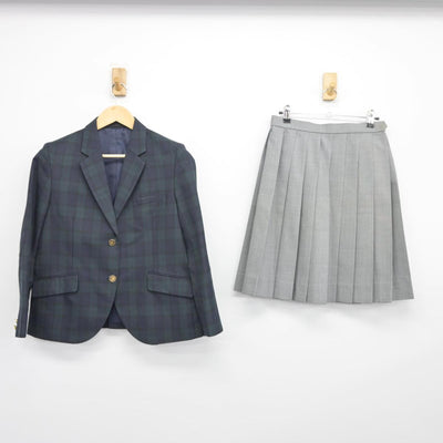 【中古】長崎県 長崎日大高等学校 女子制服 2点（ブレザー・スカート）sf027308