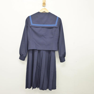 【中古】北海道 鷹栖中学校 女子制服 3点（セーラー服・ジャンパースカート）sf027321