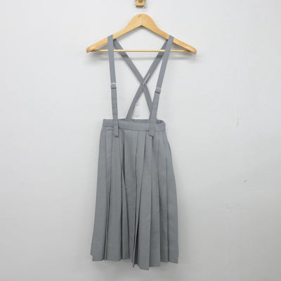 【中古】熊本県 京陵中学校 女子制服 3点（シャツ・スカート）sf027338