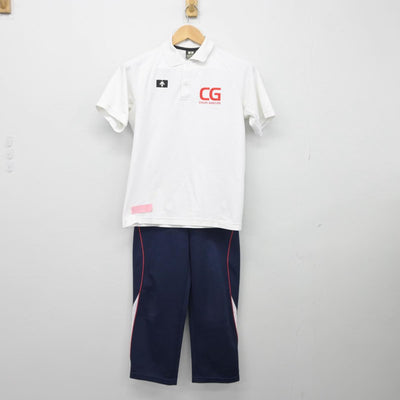 【中古】千葉県 中央学院高等学校 女子制服 3点（ジャージ 上・シャツ・ジャージ 下）sf027347