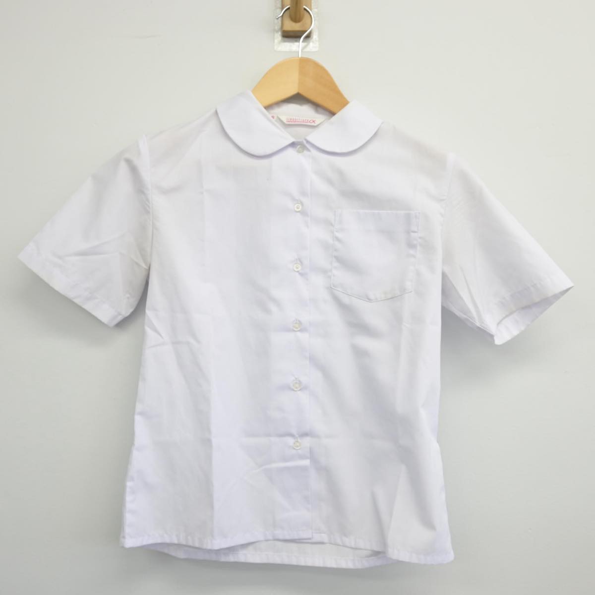 【中古】福岡県 長尾中学校 女子制服 2点（シャツ・ジャンパースカート）sf027353