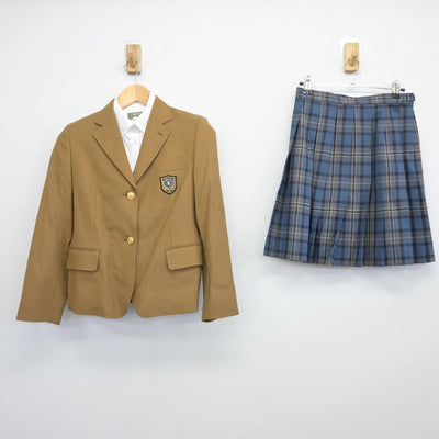 【中古】高知県 高知高等学院 女子制服 3点（ブレザー・シャツ・スカート）sf027357